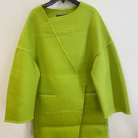 Blue Sky Factory Mongolian wool coat Sz S/M Brand New - Picture 9 of 16